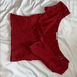Tie up bow top!